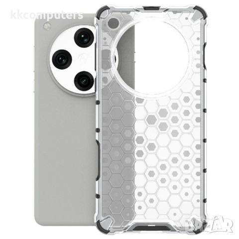 Oppo Find X8 Pro 5G Силиконов Калъф Honeycomb TPU и Протектор, снимка 6 - Калъфи, кейсове - 53022215