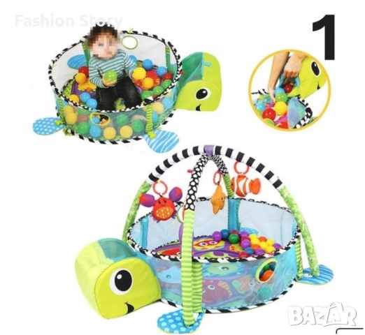 Център за игра с матрак за активност и кошара за бебета, снимка 3 - Кошарки - 51585033