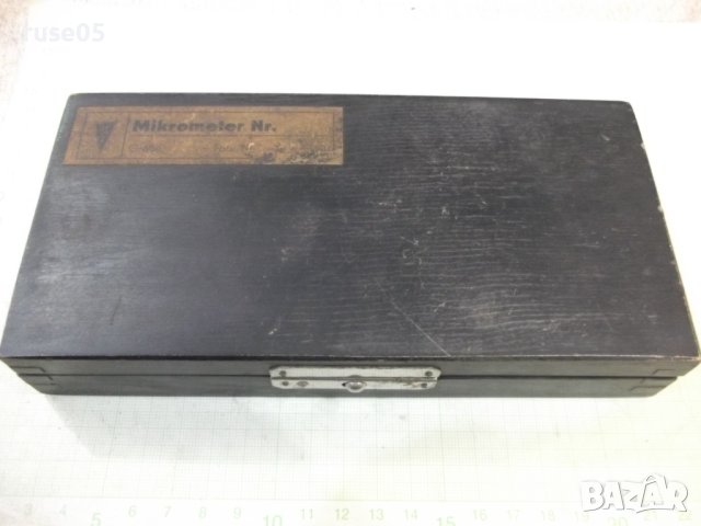 Микрометър "25 - 50 мм" германски DDR работещ, снимка 9 - Други инструменти - 43300657