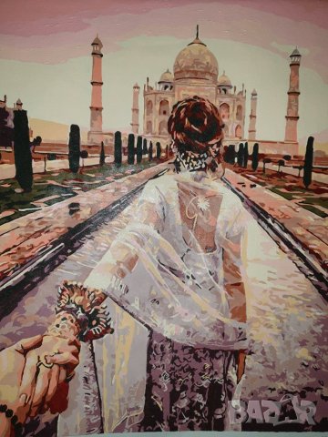 Нова картина рисувана акрил, снимка 3 - Картини - 26665458