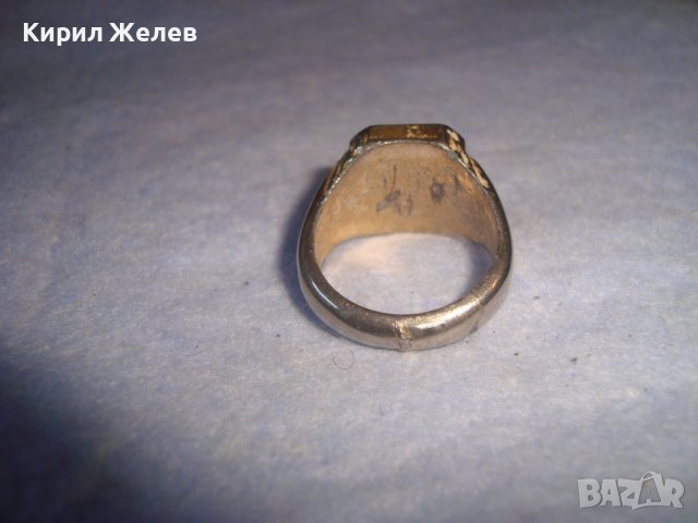 ПОЗЛАТЕН ВИНТИДЖ РЕТРО АРТ ПРЪСТЕН КЛАСИЧЕСКИ МОДЕЛ 21116, снимка 6 - Антикварни и старинни предмети - 37412662