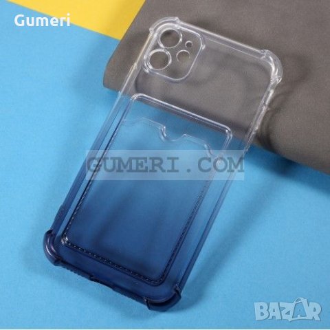 Apple iPhone 11 - Силиконов Гръб Air със Защита за Камерата и Слот за Карта, снимка 5 - Калъфи, кейсове - 34807784