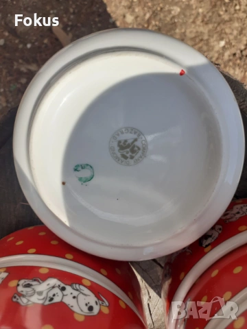 Детски българси порцелан порцелан купички далматинци, снимка 6 - Антикварни и старинни предмети - 53294746