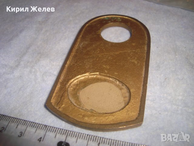 ГОРУБСО Стара МАСИВЕН БРОНЗ с ПОЗЛАТА Рядка ЕМБЛЕМА СОЦ НРБ КОЛЕКЦИОНЕРСКА НАХОДКА ЗНАК ПЛАКЕТ 30960, снимка 10 - Колекции - 37984061