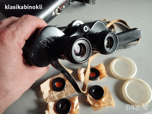 ТОП НОВ Съветски Бинокъл-БПВ1 7х50-MADE IN СССР, снимка 5 - Екипировка - 52560169