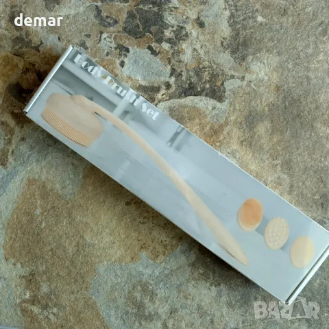 FREATECH 3 в 1 силиконова търкалка за гръб с дълга извита дръжка и 3 сменяеми четки, снимка 8 - Други стоки за дома - 49506232