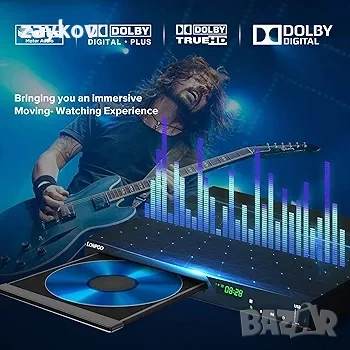 Blu-ray DVD плейър, Full HD Blu-ray Disc плейър с метален корпус,, снимка 4 - Друга електроника - 50539898