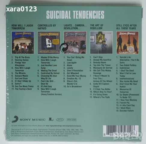 Suicidal Tendencies – Original Album Classics 5CD , снимка 2 - CD дискове - 49935636