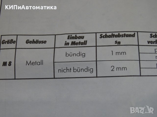 Индуктивен датчик Pulsotronic 9907-1800 proximity switch , снимка 8 - Резервни части за машини - 39001511