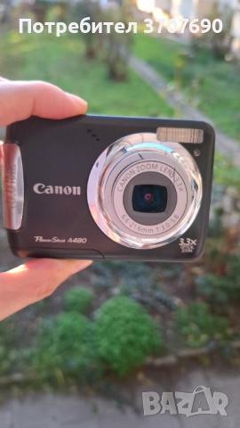 Компактен дигитален фотоапарат Canon PowerShot A480, 10MP, 3.3 оптичен зум.