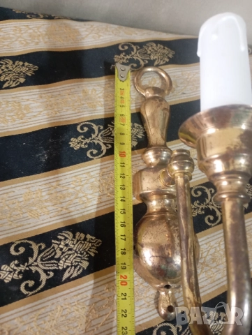 Винтидж аплик за стена, снимка 2 - Лампи за стена - 52341991