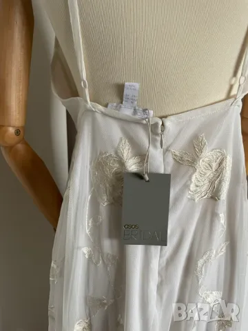 ASOS Булчинска рокля, 42 EU L, снимка 8 - Сватбени рокли - 49535606