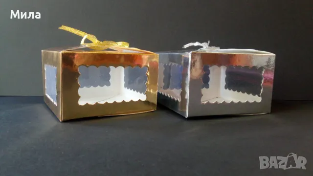 Кутия 9/9/5,5 см, снимка 2 - Декорация за дома - 39726362