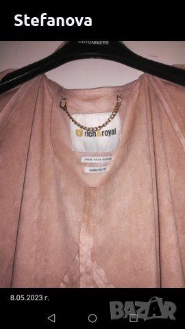 Ново наметало с ресни на Rich&Royal, снимка 2 - Палта, манта - 42993261