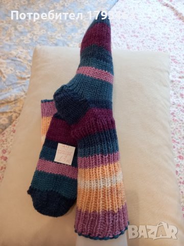 Ръчно плетени дамски чорапи размер 39