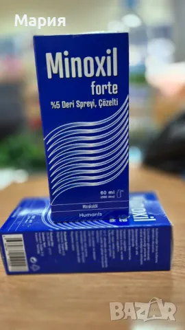 Minoxil Форте %5 спрей - алопеция 60мл, снимка 3 - Продукти за коса - 48337618