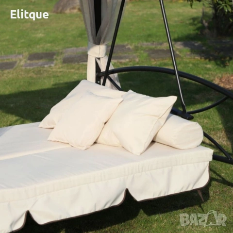 Луксозна градинска шатра с люлка и функция сън за пълен релакс, снимка 3 - Градински мебели, декорация  - 53326294