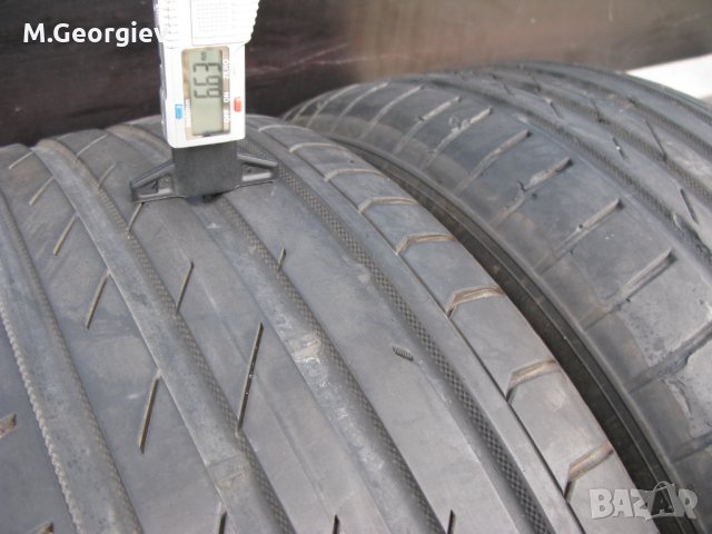2бр.Nokian ZLINE 245/45/19 DOT 10/18-6,2 mm, снимка 3 - Гуми и джанти - 27347319