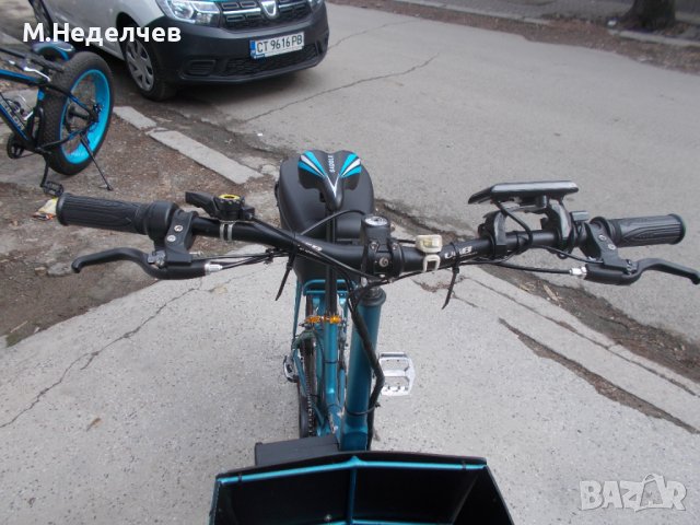 Карго електрически велосипед 20"-МОЖЕ И БЕЗ БАТЕРИЯ-1270ЛВ., снимка 5 - Велосипеди - 39890626