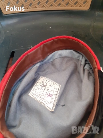 Стара студентска, ученическа фуражка, шапка етикет - Соц., снимка 5 - Антикварни и старинни предмети - 53270827