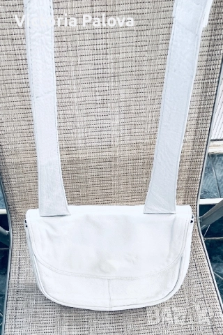 Бяла кожена чанта CENNETH COLE USA, снимка 15 - Чанти - 51480903