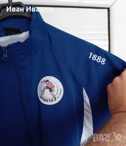 Оригинално тренировъчно горнище/яке на Спарта Ротердам, снимка 3 - Футбол - 50399393
