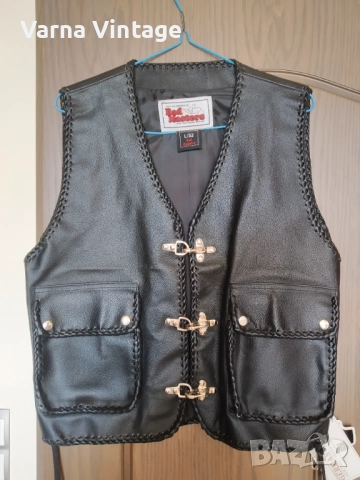 НОВ мото кожен елек с катарами. размер 46-48 (M-L). RAD MASTERS Германия., снимка 2 - Аксесоари и консумативи - 51766522