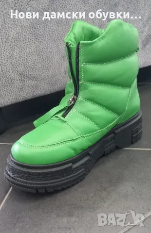 Нови дамски боти от естествена кожа, снимка 2 - Дамски боти - 48678907