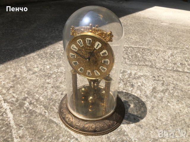 старинен, голям годишен/400 дневен/ часовник "KUNDO" - MADE IN GERMANY, снимка 2 - Антикварни и старинни предмети - 40690821