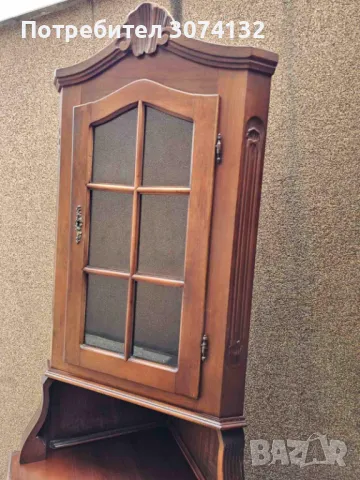 Витрина за ъгъл в стил Барок, снимка 2 - Секции и витрини - 50224577