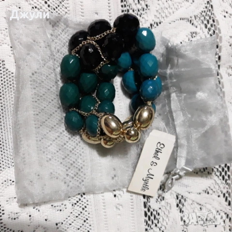 Гривна с камъни , снимка 2 - Гривни - 53026594