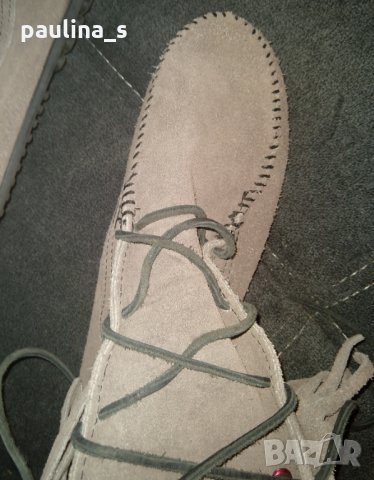 Ортопедични маркови боти "MIMETONKA"® / естествен велур , снимка 5 - Дамски боти - 26226541