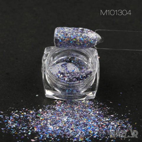 Холограмни пигменти за декорация, снимка 5 - Продукти за маникюр - 32653088