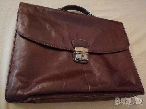 Оригинална кожена мъжка чанта KATANA,Франция. , снимка 14 - Чанти - 27968814