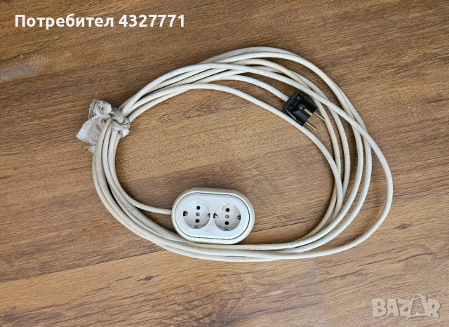 Кабел удължител 5м, разклонител 7м, 3м, 2м, двоен троен петорен, цена за всеки, снимка 2 - Други стоки за дома - 52516531