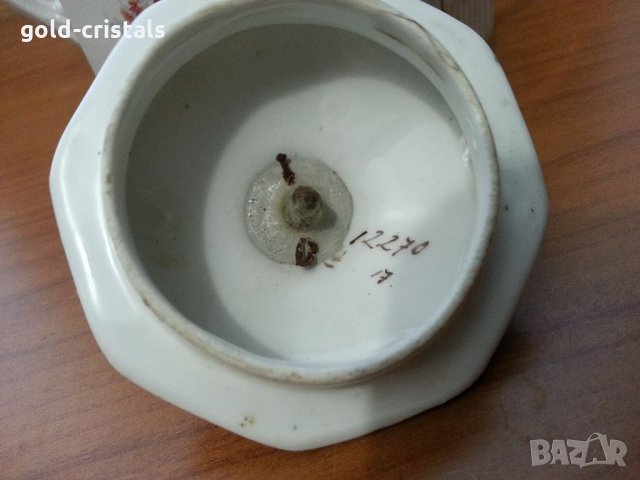 Стара захарница фин порцелан, снимка 5 - Антикварни и старинни предмети - 33413939