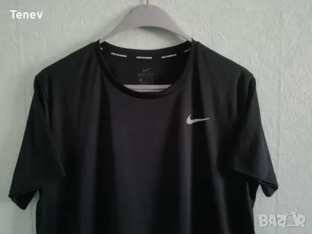 Nike Running оригинална нова дамска черна спортна тениска XL , снимка 3 - Тениски - 47901382
