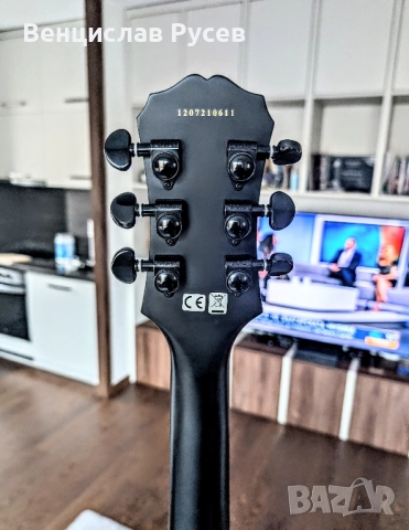 Epiphone Goth Les Paul Studio, 2012, Korea, снимка 8 - Китари - 52477347