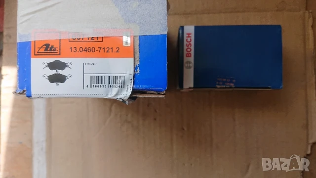 Предни спирачни накладки ATE и задни спирачни накладки BOSCH за форд фокус. 