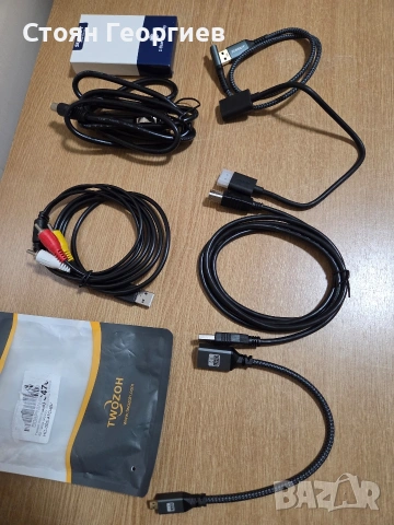 Лот от кабели всичко на снимката 5 евро, снимка 2 - Друга електроника - 53540985