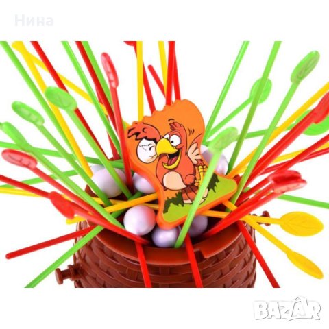 Настолна игра с кокошка и яйца, снимка 3 - Игри и пъзели - 43370169