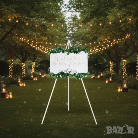 2бр/ Дървен статив за картини 63″ , VISWIN