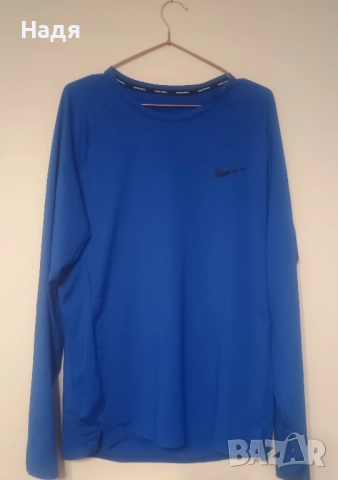Оригинална мъжка тениска с дълъг ръкав Nike Pro Top LS Tight, снимка 2 - Блузи - 51952122