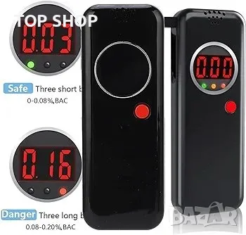 Алкохолен тестер, LCD алкотестер, дихателен тестер, снимка 4 - Друга електроника - 48777189