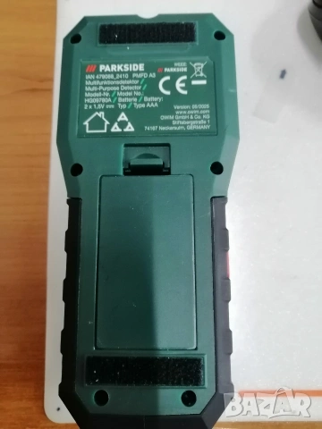 Детектор за метал, пирони, кабели, кухини PARKSIDE PMFD A3, снимка 10 - Други инструменти - 53587859