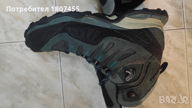 SALOMON дамски велурени туристически обувки., снимка 10 - Маратонки - 52643607