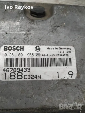 Компютър двигател за FIAT PUNTO (188_) 1.9 JTD , 46789433 188C324N 0281001955, снимка 3 - Части - 49102849