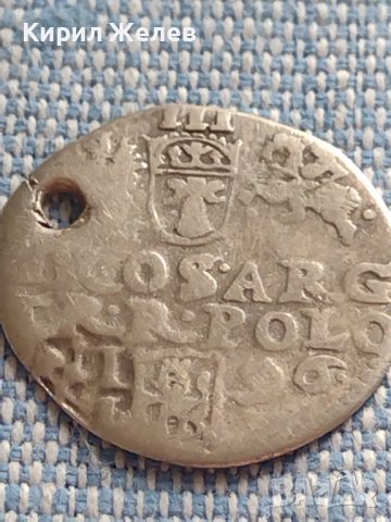 Сребърна монета 3 гроша 1596г. Сигизмунд трети ПОЛША 28451, снимка 8 - Нумизматика и бонистика - 42930549