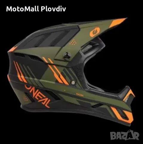 Вело каска O'NEAL BACKFLIP STRIKE V.23 black/orange/olive, снимка 2 - Аксесоари и консумативи - 49269000