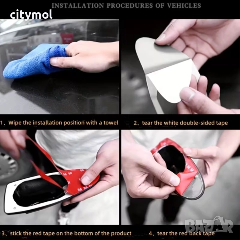 Универсална аеродинамична  антена за радио тип акула, снимка 3 - Аксесоари и консумативи - 52283276